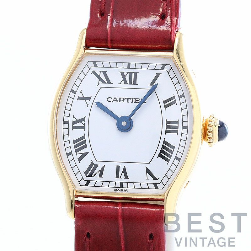 【中古】CARTIER TORTUE SMALL MODEL PARIS DIAL カルティエ トーチュ SM PARISダイヤル 78247
