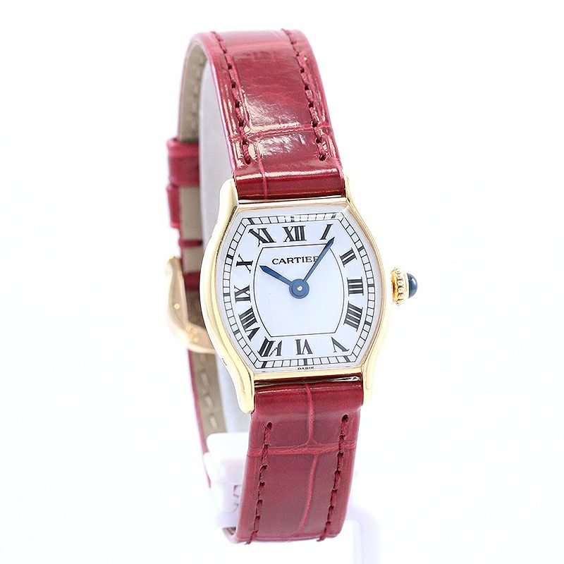 【中古】CARTIER TORTUE SMALL MODEL PARIS DIAL カルティエ トーチュ SM PARISダイヤル 78247