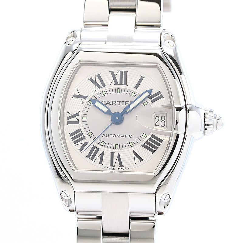 【中古】CARTIER ROADSTER DE CARTIER LARGE MODEL カルティエ ロードスター ドゥ カルティエ LM W62000V3