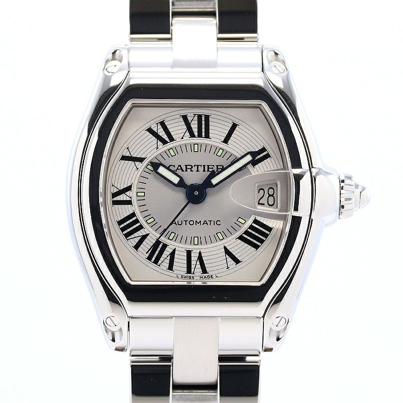 【中古】CARTIER ROADSTER DE CARTIER LARGE MODEL カルティエ ロードスター ドゥ カルティエ LM W62000V3