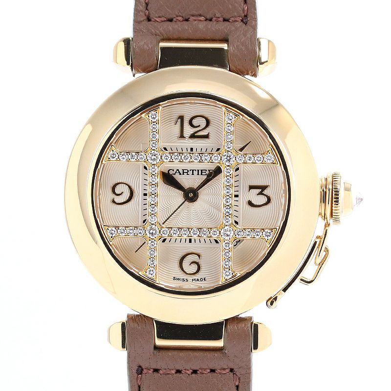 【中古】CARTIER PASHA C DE CARTIER CLASSIC GRID 32MM カルティエ パシャ ドゥ カルティエ クラシック グリッド 32MM WJ108056