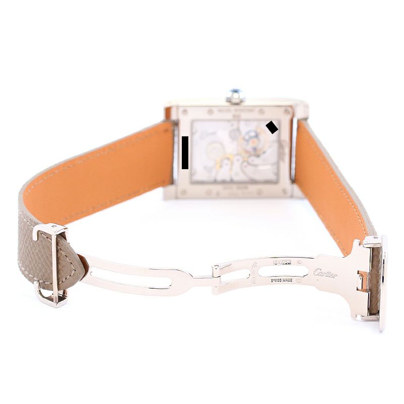 【中古】CARTIER TANK A VIS LARGE MODEL DUAL TIME ZORN CPCP カルティエ タンク ア・ヴィス LM IIタイムゾーン CPCP W1534351