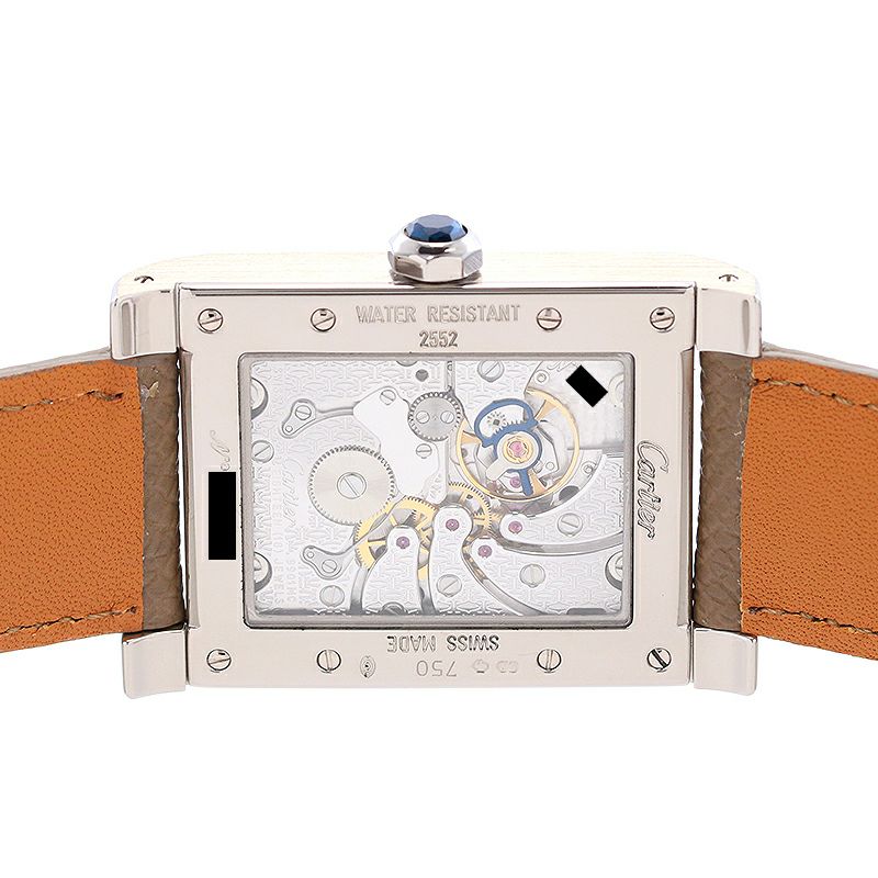 【中古】CARTIER TANK A VIS LARGE MODEL DUAL TIME ZORN CPCP カルティエ タンク ア・ヴィス LM IIタイムゾーン CPCP W1534351