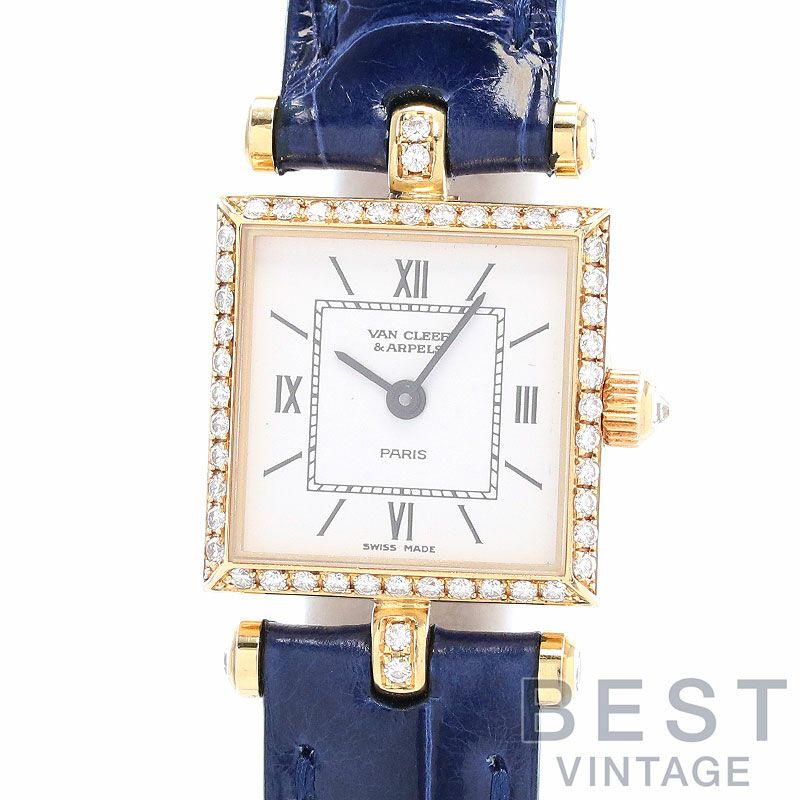 【中古】VAN CLEEF & ARPELS CLASSIC SQUARE ヴァンクリーフ&アーペル クラシック スクエア 122942 B1
