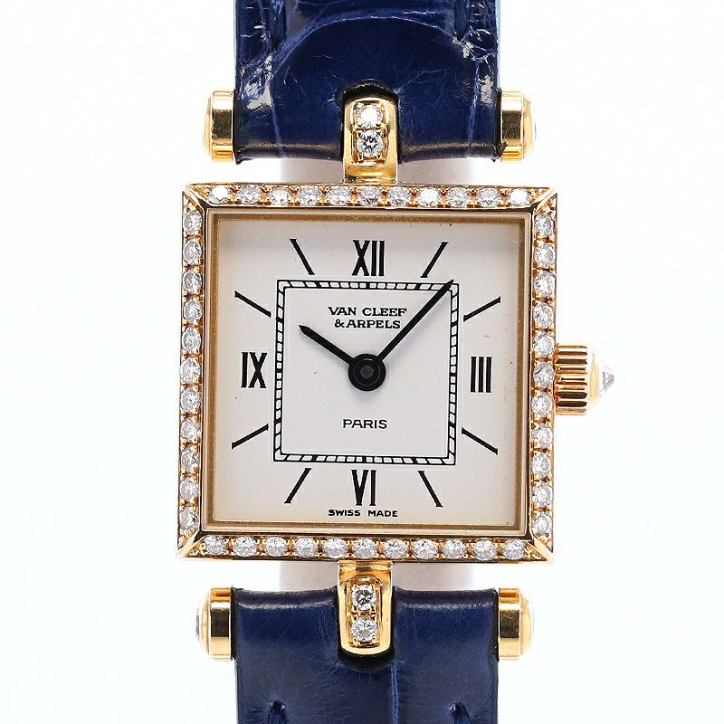 【中古】VAN CLEEF & ARPELS CLASSIC SQUARE ヴァンクリーフ&アーペル クラシック スクエア 122942 B1