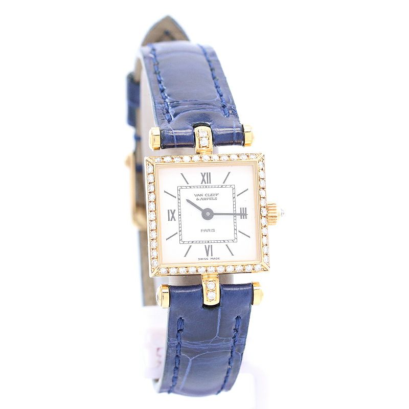 【中古】VAN CLEEF & ARPELS CLASSIC SQUARE ヴァンクリーフ&アーペル クラシック スクエア 122942 B1