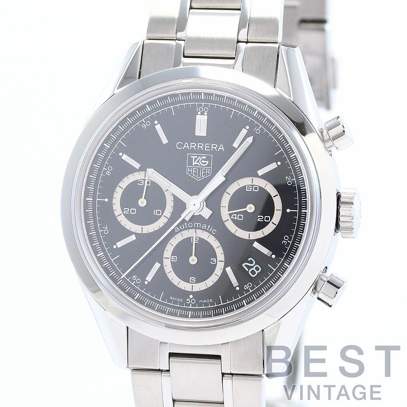 【中古】TAG HEUER CARRERA AUTOMATIC CHRONOGRAPH タグ・ホイヤー カレラ オートマチック クロノグラフ CV2113.BA0787 (CV2113-0)