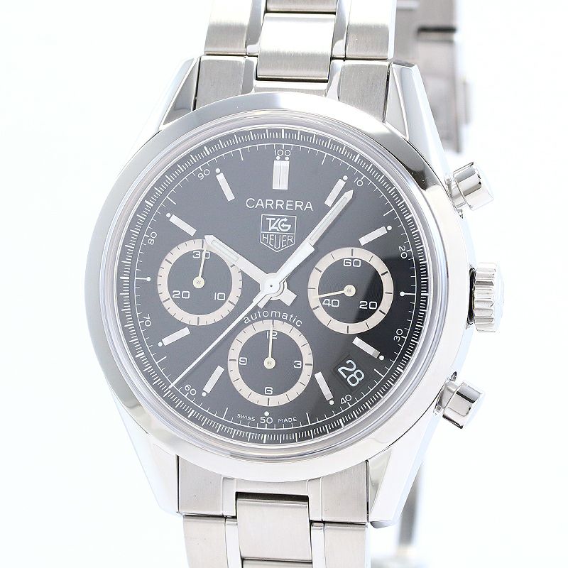 【中古】TAG HEUER CARRERA AUTOMATIC CHRONOGRAPH タグ・ホイヤー カレラ オートマチック クロノグラフ CV2113.BA0787 (CV2113-0)