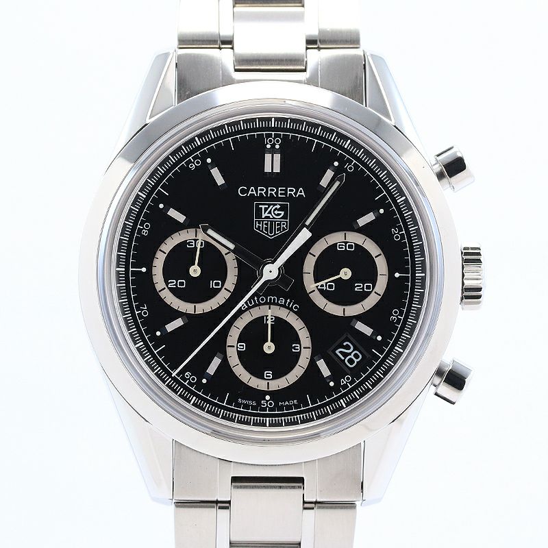 【中古】TAG HEUER CARRERA AUTOMATIC CHRONOGRAPH タグ・ホイヤー カレラ オートマチック クロノグラフ CV2113.BA0787 (CV2113-0)