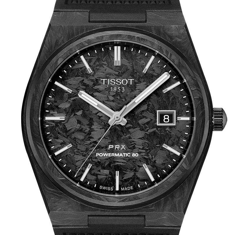 TISSOT PRX Powermatic 80 40mm Carbon ティソ PRX パワーマティック  