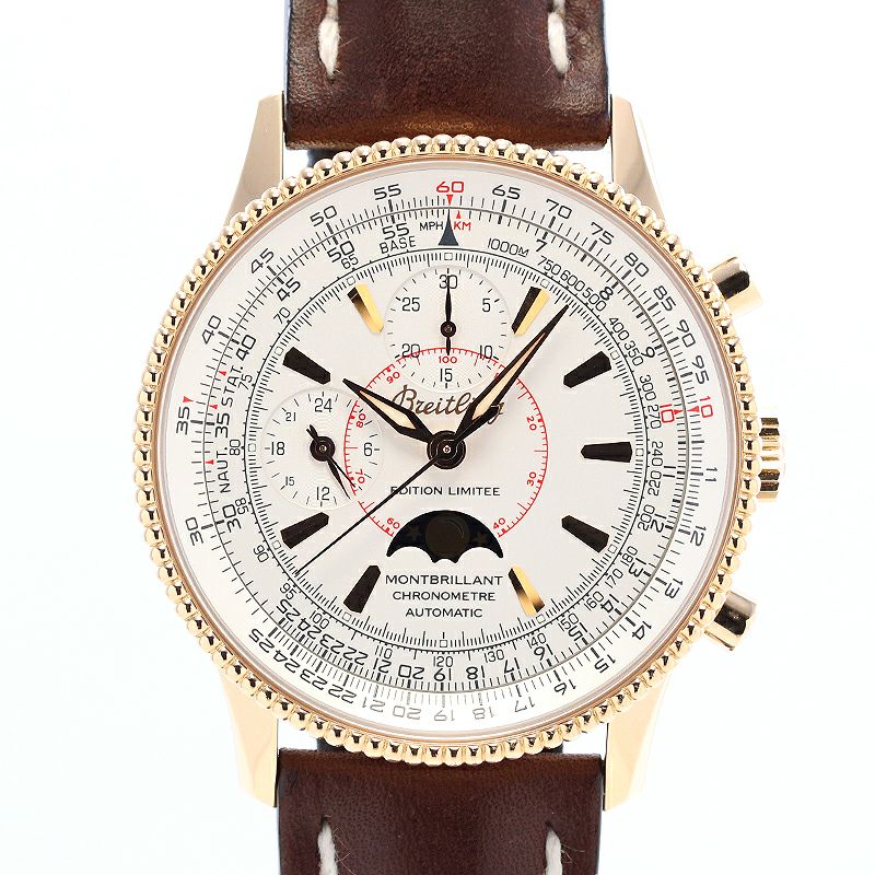【中古】BREITLING MONTBRILLANT MOON JAPAN LIMITED EDITION ブライトリング モンブリラン ムーン 日本限定 H2134012/G556/437X/K20BA4N.1