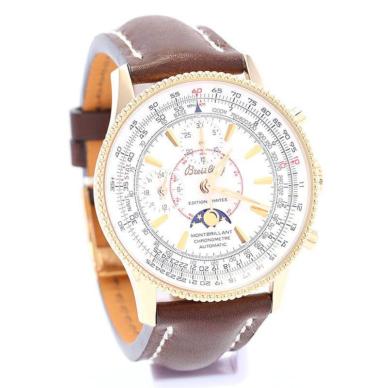 【中古】BREITLING MONTBRILLANT MOON JAPAN LIMITED EDITION ブライトリング モンブリラン ムーン 日本限定 H2134012/G556/437X/K20BA4N.1