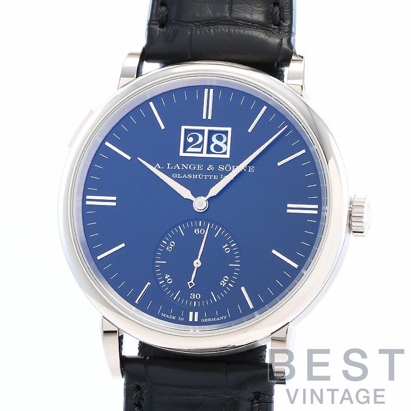 【中古】A.LANGE & SOHNE SAXONIA OUTSIZE DATE A.ランゲ&ゾーネ サクソニア・アウトサイズデイト 381.029 (LSLS3813AD)