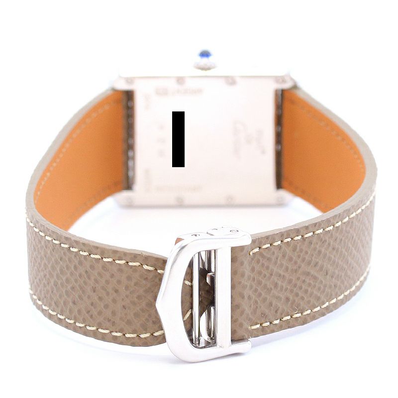 【中古】CARTIER MUST TANK LARGE MODEL JUMBO VERMEIL カルティエ マストタンク LM ジャンボ ヴェルメイユ W1014154