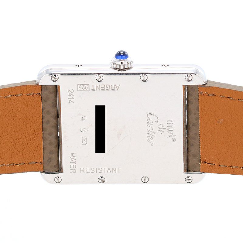 【中古】CARTIER MUST TANK LARGE MODEL JUMBO VERMEIL カルティエ マストタンク LM ジャンボ ヴェルメイユ W1014154