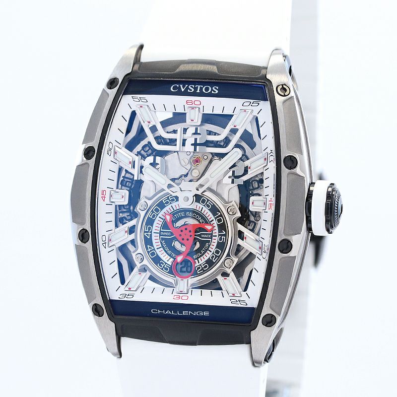 【中古】CVSTOS CHALLENGE JETLINER II P-S AUTOMATIC クストス チャレンジ ジェットライナーII P-S オートマティック プティ セコンド CVT-JET2-PS TTBKTT