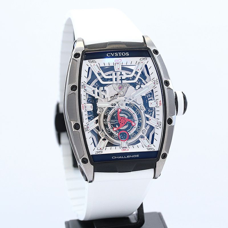 【中古】CVSTOS CHALLENGE JETLINER II P-S AUTOMATIC クストス チャレンジ ジェットライナーII P-S オートマティック プティ セコンド CVT-JET2-PS TTBKTT