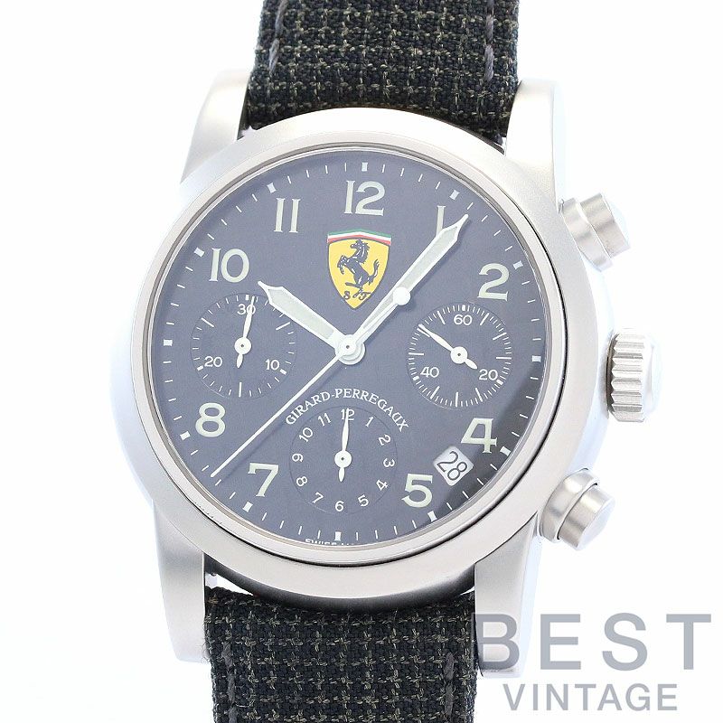 【中古】GIRARD-PERREGAUX FERRARI CHRONOGRAPH ジラール・ペルゴ フェラーリ クロノグラフ 80200M0.11.6656
