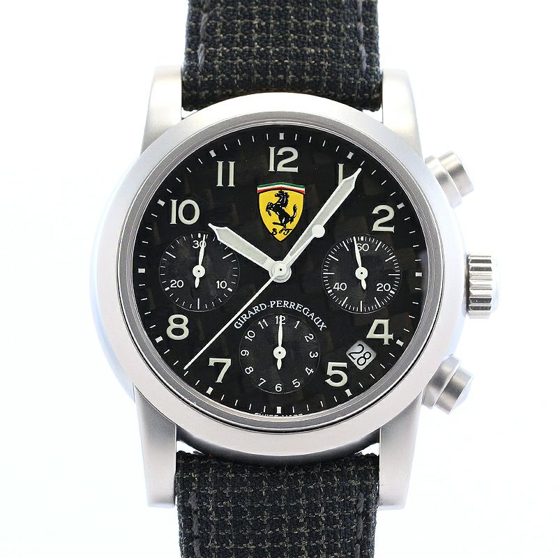 【中古】GIRARD-PERREGAUX FERRARI CHRONOGRAPH ジラール・ペルゴ フェラーリ クロノグラフ 80200M0.11.6656