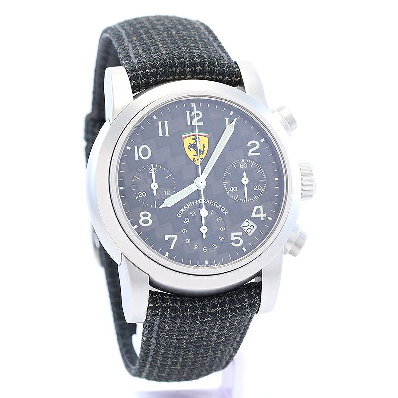【中古】GIRARD-PERREGAUX FERRARI CHRONOGRAPH ジラール・ペルゴ フェラーリ クロノグラフ 80200M0.11.6656