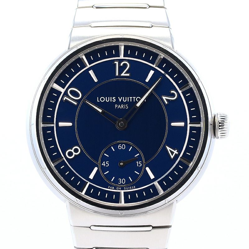 中古】LOUIS VUITTON TAMBOUR AUTOMATIC ルイ・ヴィトン タンブール 