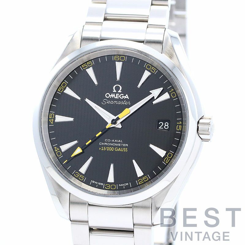 【中古】OMEGA SEAMASTER AQUA TERRA 150M 15,000 GAUSS 41.5MM オメガ シーマスター アクアテラ 150M 15,000ガウス 41.5MM 231.10.42.21.01.002