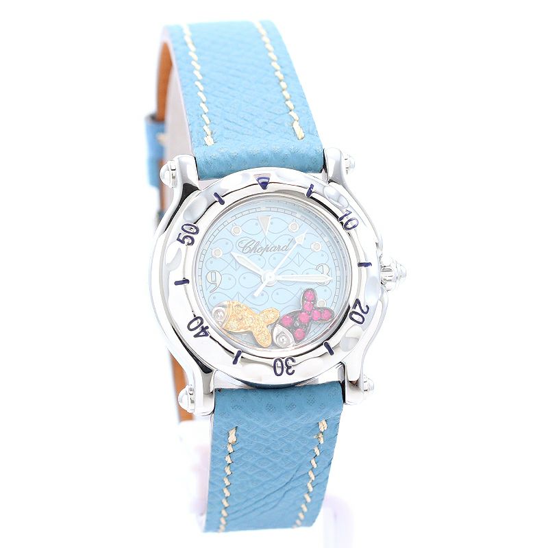 中古】CHOPARD HAPPY SPORT HAPPY FISH ショパール ハッピースポーツ  