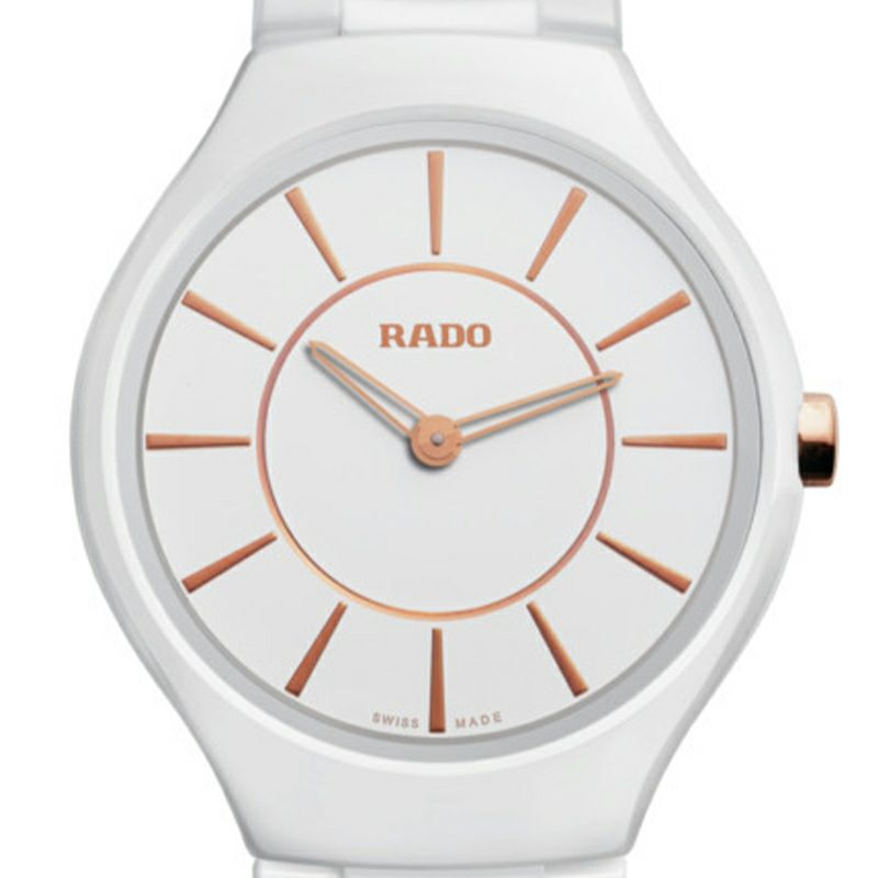 【良品】RADO トゥルーシンラインR27958102 保付きレディース腕時計 RADO True Thinline ラドー トゥルー シンライン R27958102