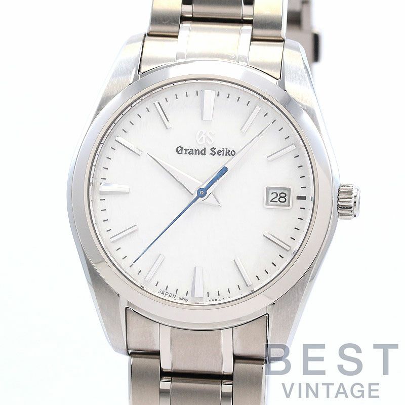 【中古】GRAND SEIKO HERITAGE COLLECTION 9F QUARTZ SNOWFLAKE グランドセイコー ヘリテージコレクション 9Fクォーツ 雪白 SBGX355 (9F62-0AR0)