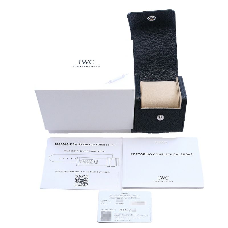 中古】IWC PORTOFINO COMPLETE CALENDAR アイ・ダブリュー・シー
