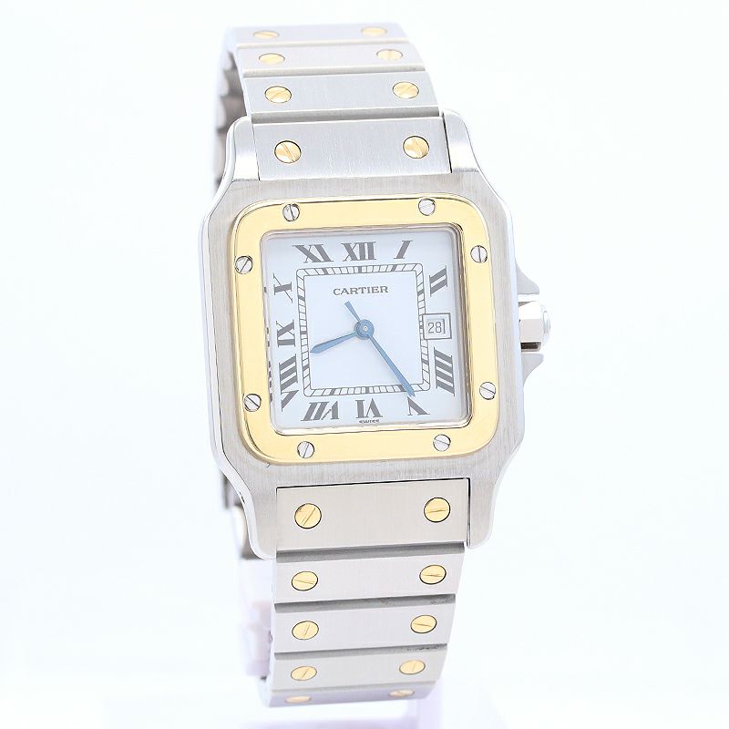 中古】CARTIER SANTOS CARREE / SANTOS GALBEE LARGE MODEL