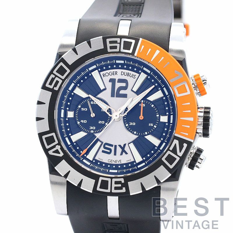 【中古】ROGER DUBUIS <br>EASY DIVER CHRONOGRAPH <br>ロジェ・デュブイ <br>イージーダイバー クロノグラフ <br>SED46-78-9C-00/03A001/A