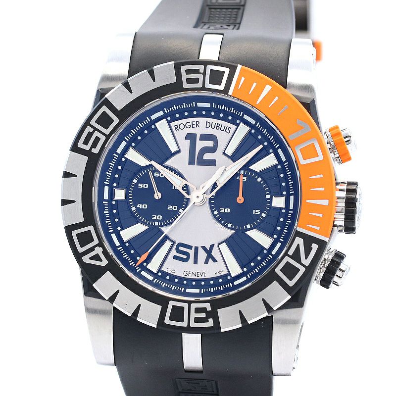 【中古】ROGER DUBUIS <br>EASY DIVER CHRONOGRAPH <br>ロジェ・デュブイ <br>イージーダイバー クロノグラフ <br>SED46-78-9C-00/03A001/A