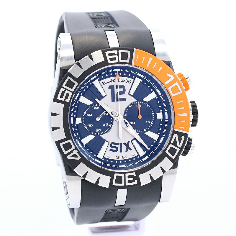 【中古】ROGER DUBUIS <br>EASY DIVER CHRONOGRAPH <br>ロジェ・デュブイ <br>イージーダイバー クロノグラフ <br>SED46-78-9C-00/03A001/A