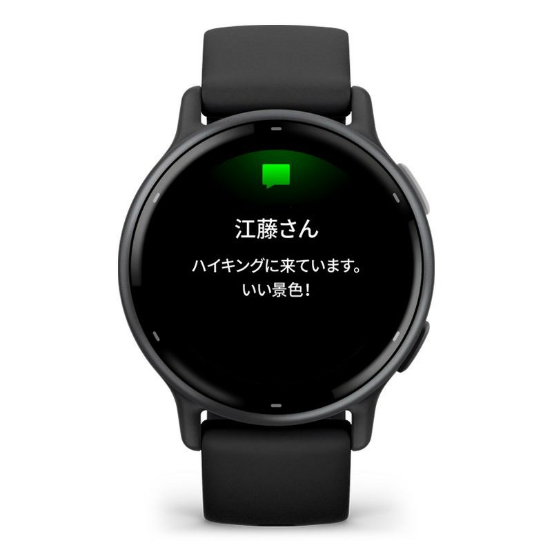 GARMIN vivoactive 5 Black / Slate ガーミン ヴィヴォアクティブ 5 ブラック / スレート 010-02862-40