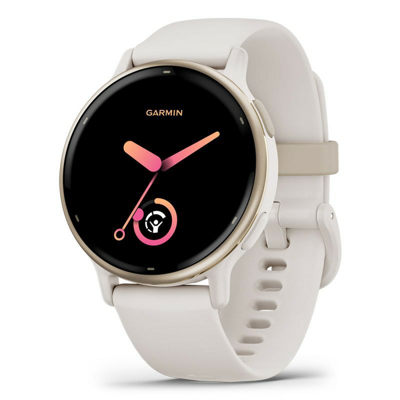 GARMIN vivoactive 5 Ivory / Cream Gold ガーミン ヴィヴォアクティブ 5 アイボリー / クリームゴールド 010-02862-41