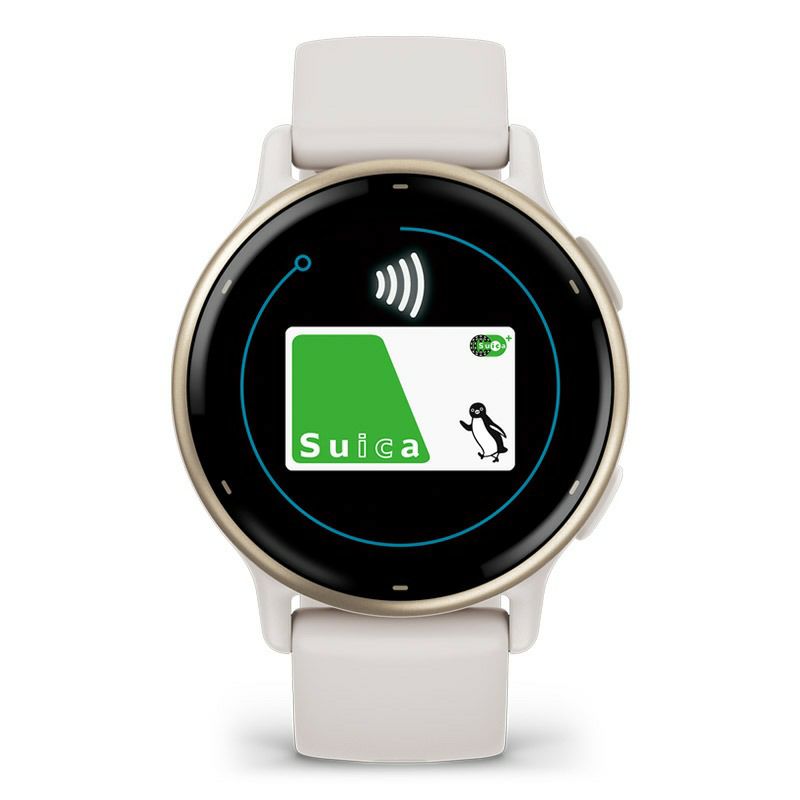 GARMIN vivoactive 5 Ivory / Cream Gold ガーミン ヴィヴォアクティブ 5 アイボリー / クリームゴールド 010-02862-41