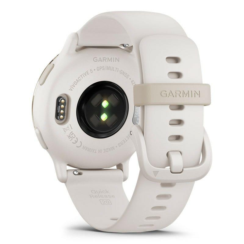 GARMIN vivoactive 5 Ivory / Cream Gold ガーミン ヴィヴォアクティブ 5 アイボリー / クリームゴールド 010-02862-41