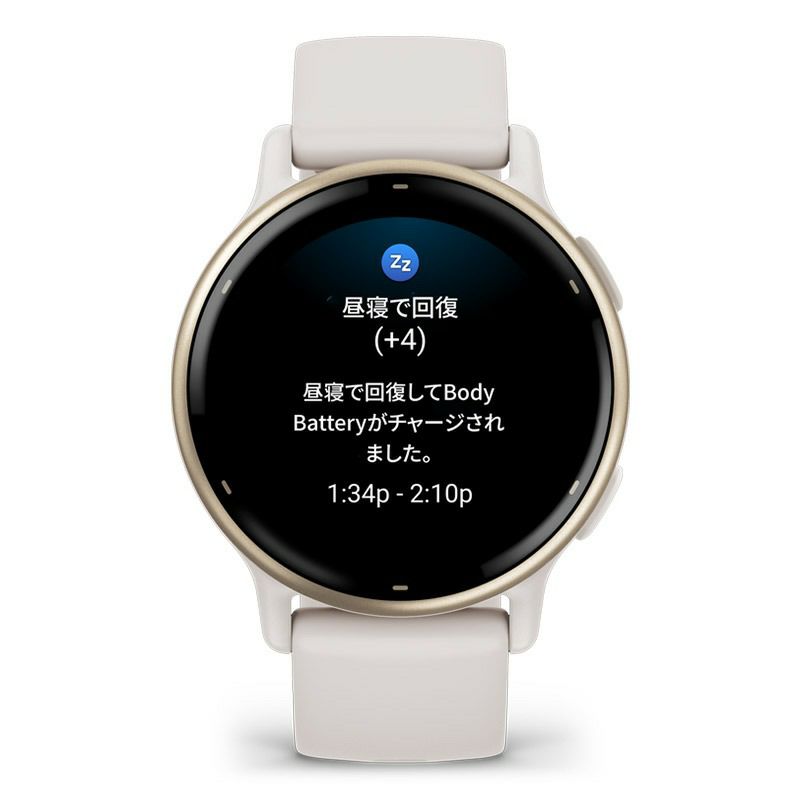 GARMIN vivoactive 5 Ivory / Cream Gold ガーミン ヴィヴォアクティブ 5 アイボリー / クリームゴールド 010-02862-41