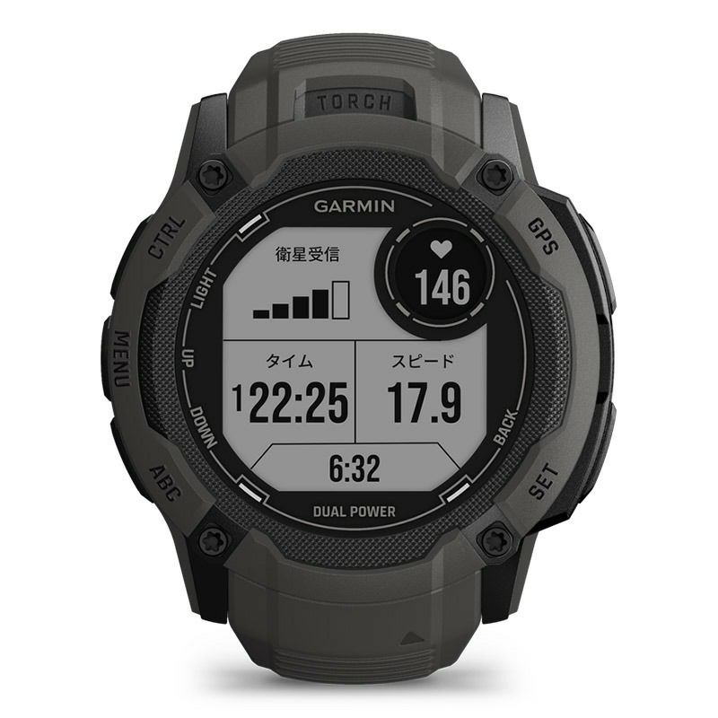 GARMIN Instinct 2X Dual Power ガーミン インスティンクト 2X 010-02805-22