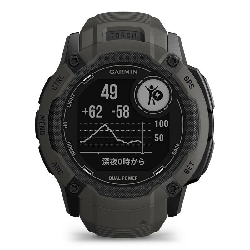 GARMIN Instinct 2X Dual Power ガーミン インスティンクト 2X 010-02805-22