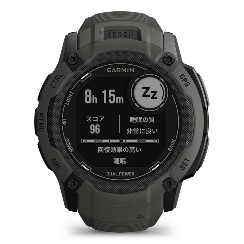新品未使用　GARMIN Instinct 2X Dual Power Free Shipping! Garmin Instinct 2X Solar Rugged GPS Wrist Watch
