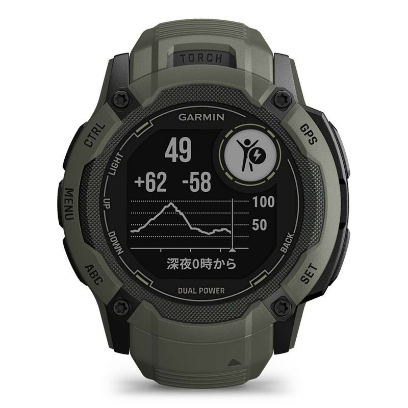 GARMIN Instinct 2X Dual Power ガーミン インスティンクト 2X 010-02805-52