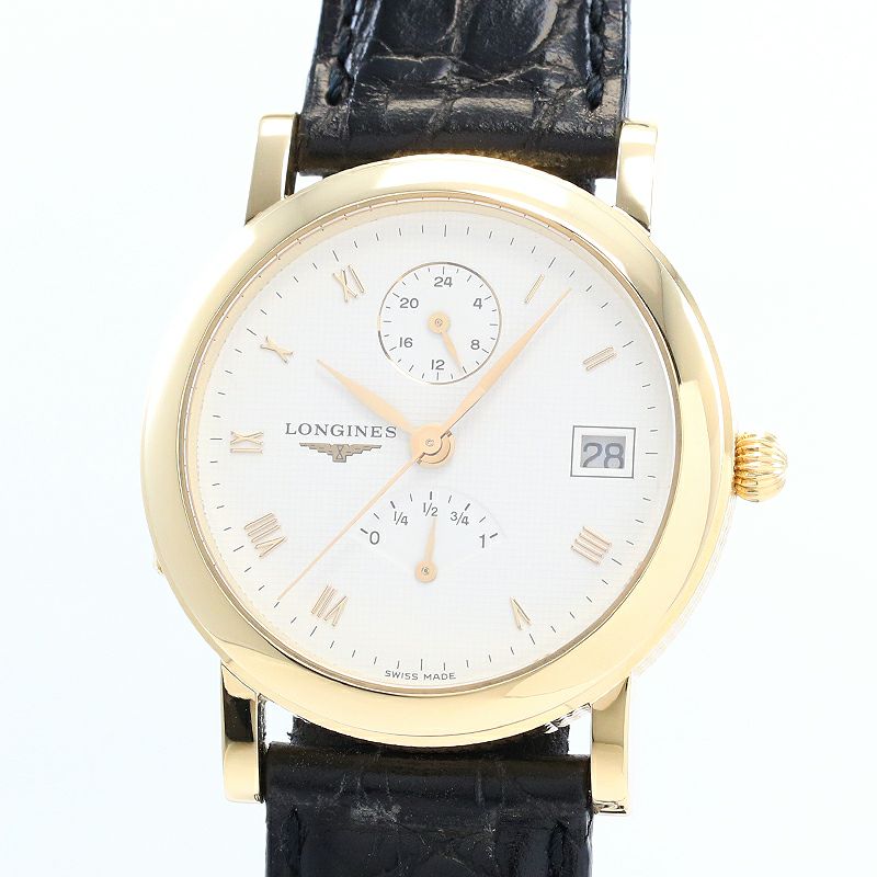 【中古】LONGINES FRANCILLON POWER RESERVE HUNTER CASE ロンジン フランシロン パワーリザーブ ハンターケース L4.646.6 (7525.620)