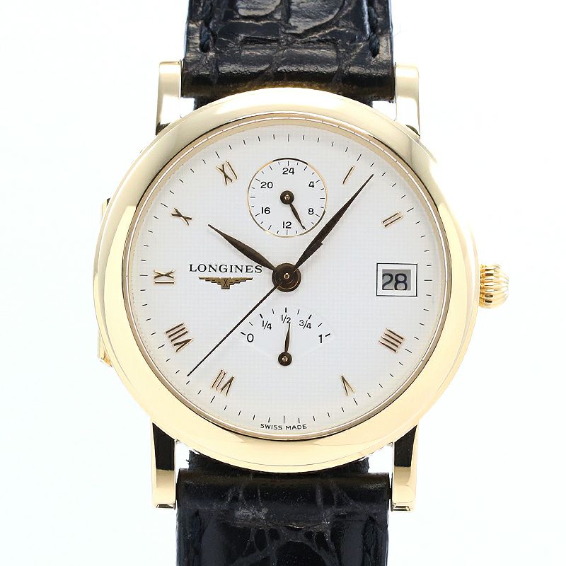 【中古】LONGINES FRANCILLON POWER RESERVE HUNTER CASE ロンジン フランシロン パワーリザーブ ハンターケース L4.646.6 (7525.620)