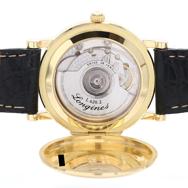 L・ファイニンガー、HOUSES、海外版超希少レゾネ、新品額付 中古】LONGINES FRANCILLON POWER RESERVE HUNTER CASE ロンジン