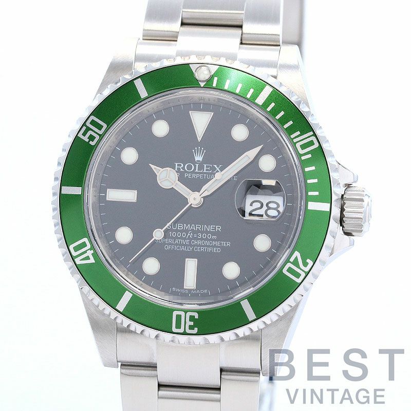 【中古】ROLEX SUBMARINER DATE ロレックス サブマリーナー デイト M16610LV-0002