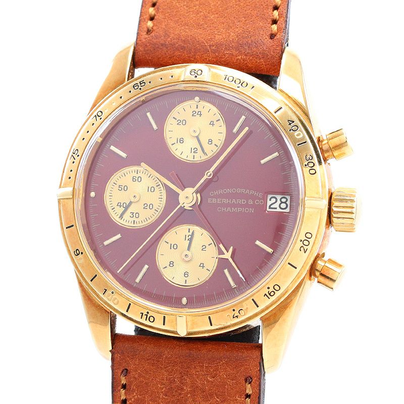 【中古】EBERHARD CHAMPION CHRONOGRAPH エベラール チャンピオン クロノグラフ 30132-C