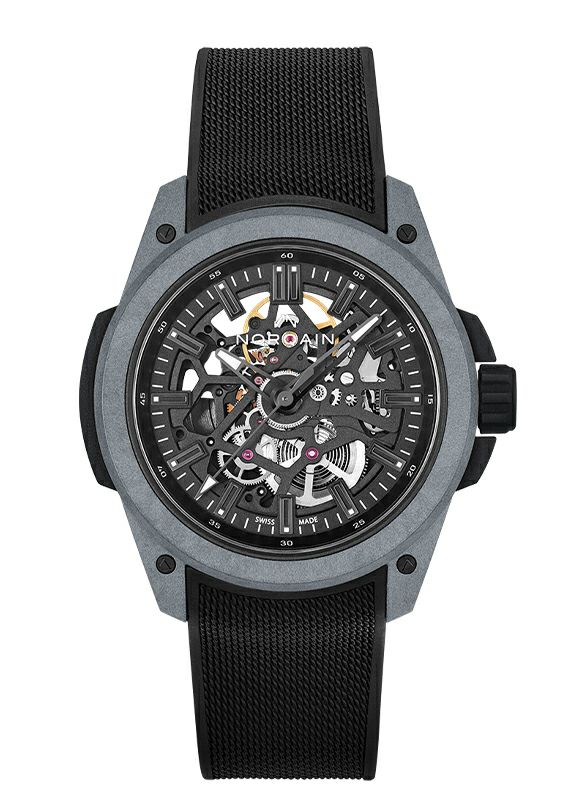 NORQAIN WILD ONE SKELETON 42MM GREY ノルケイン ワイルドワン スケルトン 42MM グレー NNQ3000QGB1AS/B018/3W1BR.20GQ