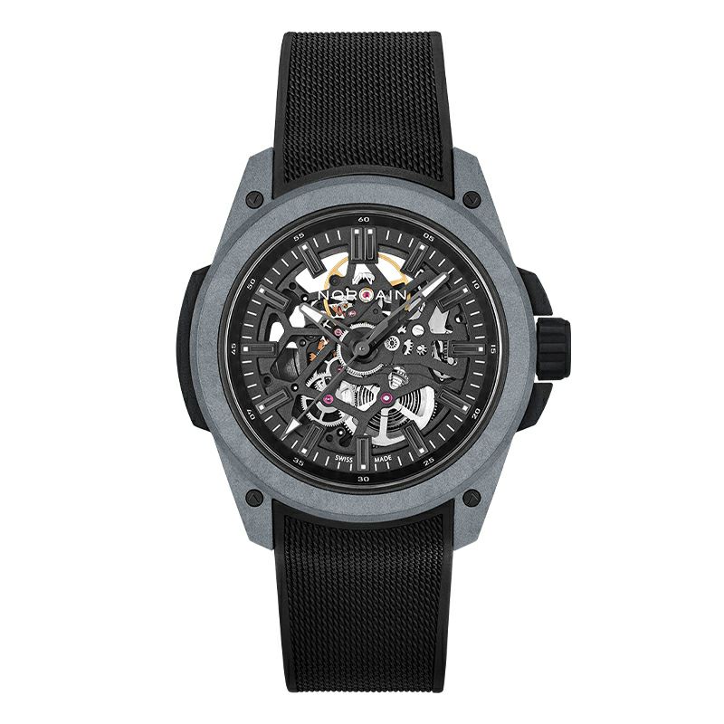 NORQAIN WILD ONE SKELETON 42MM GREY ノルケイン ワイルドワン スケルトン 42MM グレー NNQ3000QGB1AS/B018/3W1BR.20GQ